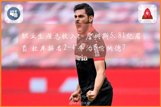 职业生涯总收入:詹姆斯5.81亿居首 杜库排名2-4 乔治5伦纳德7